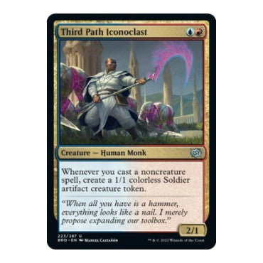Third Path Iconoclast (BRO) #223 Uncommon (Lightly Played) The Brothers' War Magic: The Gathering: 2022