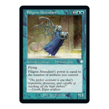 Filigree Attendant (Retro Frame) (BRC) #85 Uncommon (Lightly Played) Commander: The Brothers' War Magic: The Gathering: 2022