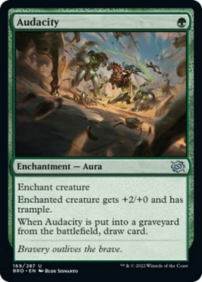 Audacity (BRO) #169 Uncommon (Lightly Played) The Brothers' War Magic: The Gathering: 2022