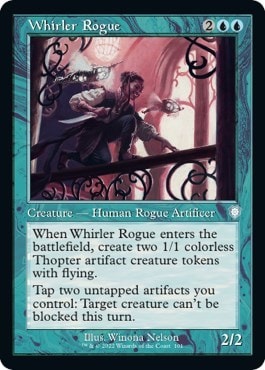 Whirler Rogue Retro Frame (BRC) #101 Uncommon (Lightly Played) Commander: The Brothers' War Magic: The Gathering: 2022