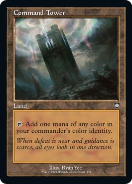 Command Tower Retro Frame (BRC) #178 Common (Lightly Played) Commander: The Brothers' War Magic: The Gathering: 2022