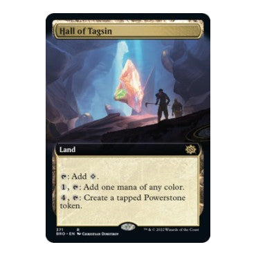 Hall of Tagsin (Extended Art) (BRO) #371 Rare (Lightly Played) The Brothers' War Magic: The Gathering: 2022
