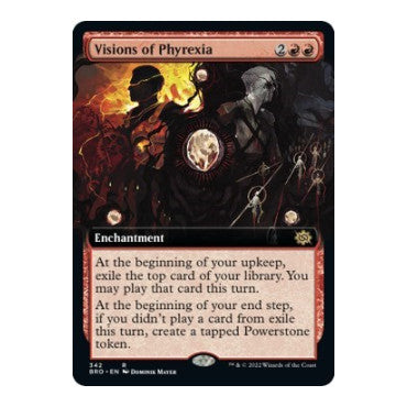 Visions of Phyrexia Extended Art (BRO) #342 Rare The Brothers' War Magic: The Gathering: 2022