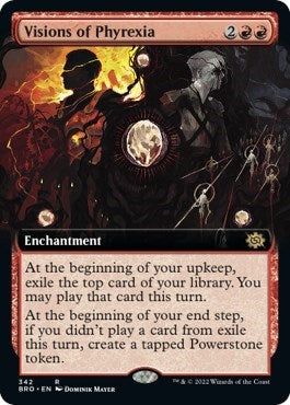 Visions of Phyrexia Extended Art (BRO) #342 Rare (Lightly Played) The Brothers' War Magic: The Gathering: 2022