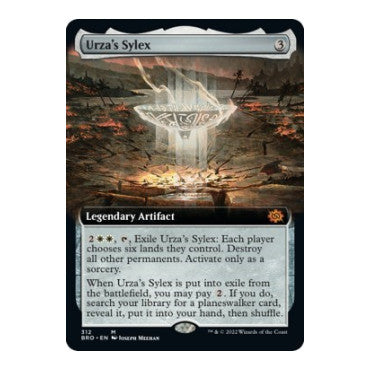 Urzas Sylex Extended Art (BRO) #312 Mythic Rare (Lightly Played) The Brothers' War Magic: The Gathering: 2022