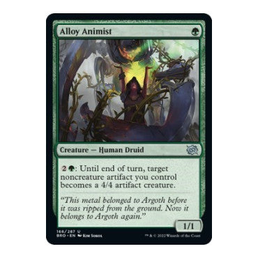 Alloy Animist (BRO) #166 Uncommon The Brothers' War Magic: The Gathering: 2022
