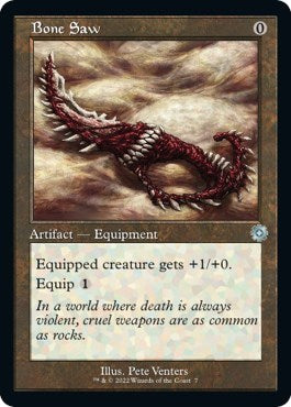 Bone Saw (BRR) #7 Uncommon (Lightly Played) The Brothers' War: Retro Frame Artifacts Magic: The Gathering: 2022