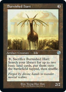 Burnished Hart (BRR) #8 Uncommon (Foil Lightly Played) The Brothers' War: Retro Frame Artifacts Magic: The Gathering: 2022