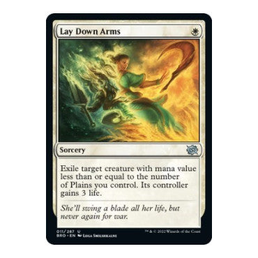 Lay Down Arms (BRO) #11 Uncommon The Brothers' War Magic: The Gathering: 2022