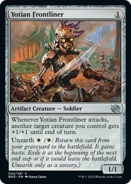 Yotian Frontliner (BRO) #42 Uncommon The Brothers' War Magic: 2022