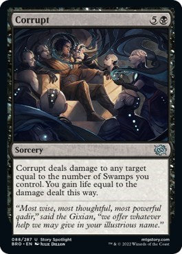 2022 Magic: The Brothers' War (BRO) - Corrupt (#88, Uncommon) (Lightly Played)