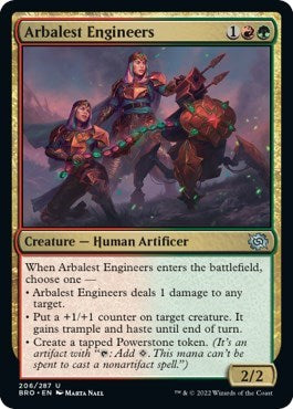Arbalest Engineers (BRO) #206 Uncommon (Lightly Played) The Brothers' War Magic: 2022