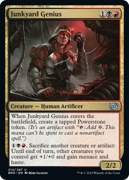 Junkyard Genius (BRO) #214 Uncommon (Lightly Played) The Brothers' War Magic: 2022