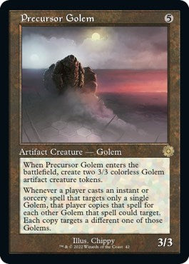 Precursor Golem (BRR) #42 Rare The Brothers' War: Retro Frame Artifacts Magic: The Gathering: 2022