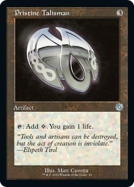 Pristine Talisman (BRR) #43 Uncommon (Lightly Played) The Brothers' War: Retro Frame Artifacts Magic: The Gathering: 2022