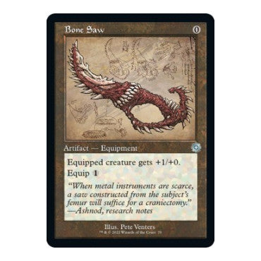 Bone Saw Schematic (BRR) #70 Uncommon (Lightly Played) The Brothers' War: Retro Frame Artifacts Magic: The Gathering: 2022