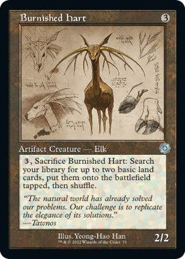 Burnished Hart Schematic (BRR) #71 Uncommon (Near Mint) The Brothers' War: Retro Frame Artifacts Magic: The Gathering: 2022