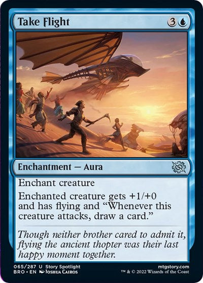 Take Flight (BRO) #65 Uncommon (Lightly Played) The Brothers' War Magic: 2022