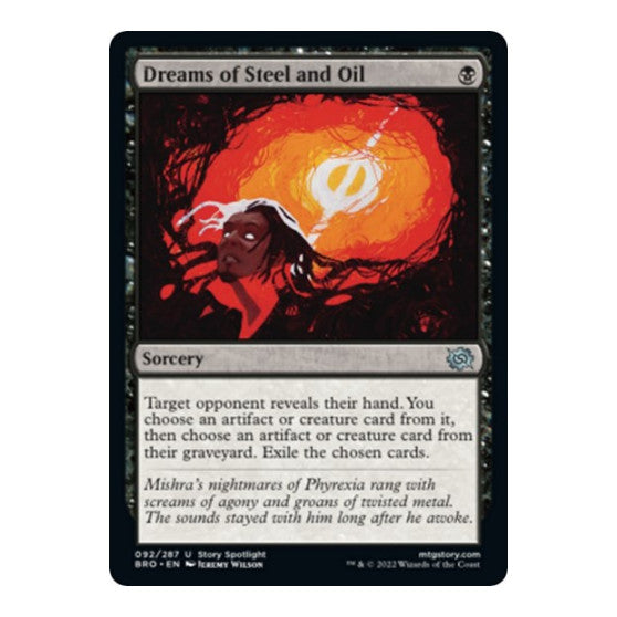 Dreams of Steel and Oil (BRO) #92 Uncommon The Brothers' War Magic: The Gathering: 2022