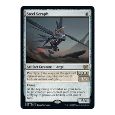 Steel Seraph (BRO) #38 Rare (Lightly Played) The Brothers' War Magic: The Gathering: 2022