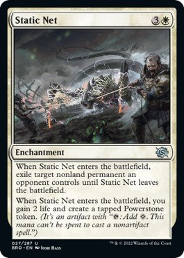 Static Net (BRO) #27 Uncommon (Lightly Played) The Brothers' War Magic: 2022