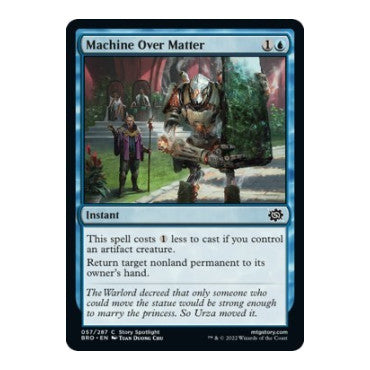 Machine Over Matter (BRO) #57 Common The Brothers' War Magic: The Gathering: 2022