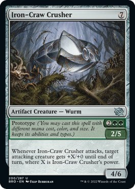 Iron Craw Crusher (BRO) #200 Uncommon (Lightly Played) The Brothers' War Magic: 2022