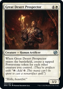 Great Desert Prospector (BRO) #7 Uncommon (Lightly Played) The Brothers' War Magic: 2022