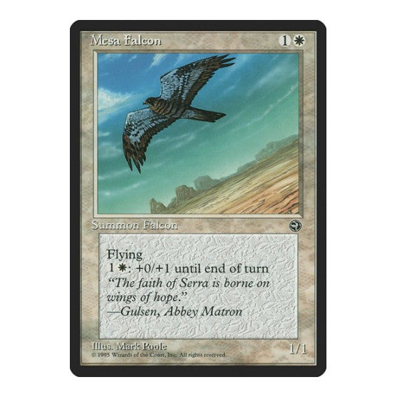 Mesa Falcon (HML) #10 Common (Lightly Played) Homelands Magic: The Gathering: 1995