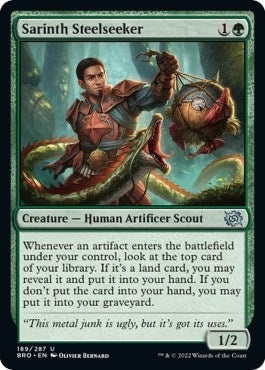 Sarinth Steelseeker (BRO) #189 Uncommon (Lightly Played) The Brothers' War Magic: 2022