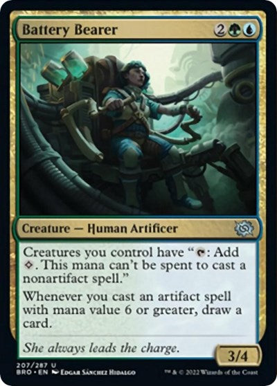 2022 Magic: The Brothers' War (BRO) - Battery Bearer (#207, Uncommon) (Lightly Played)