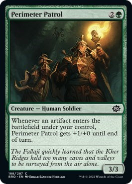 Perimeter Patrol (BRO) #188 Common (Lightly Played) The Brothers' War Magic: 2022