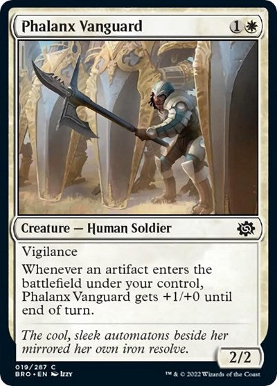 Phalanx Vanguard (BRO) #19 Common (Lightly Played) The Brothers' War Magic: The Gathering: 2022