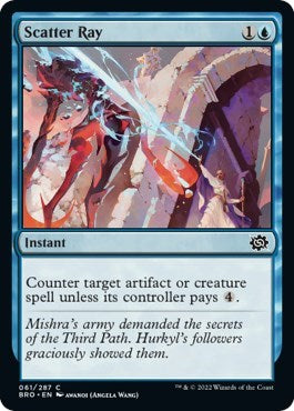 Scatter Ray (BRO) #61 Common (Lightly Played) The Brothers' War Magic: The Gathering: 2022