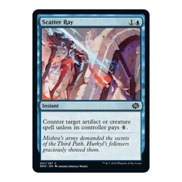 Scatter Ray (BRO) #61 Common (Lightly Played) The Brothers' War Magic: The Gathering: 2022