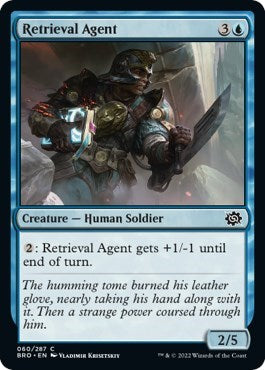 Retrieval Agent (BRO) #60 Common (Lightly Played) The Brothers' War Magic: The Gathering: 2022