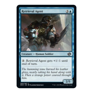 Retrieval Agent (BRO) #60 Common (Lightly Played) The Brothers' War Magic: The Gathering: 2022