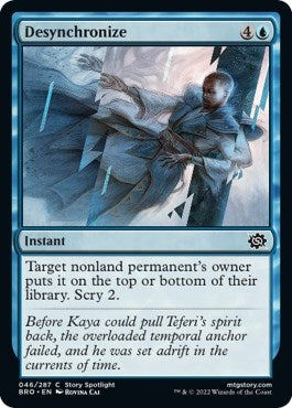 Desynchronize (BRO) #46 Common The Brothers' War Magic: The Gathering: 2022