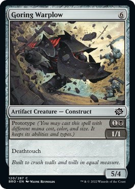 Goring Warplow (BRO) #120 Common (Lightly Played) The Brothers' War Magic: The Gathering: 2022