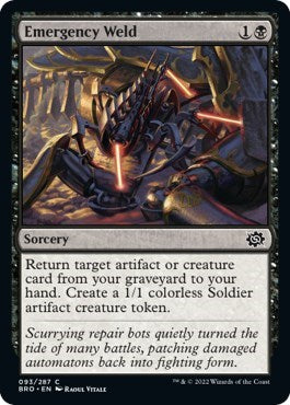 2022 Magic: The Brothers' War (BRO) - Emergency Weld (#93, Common)
