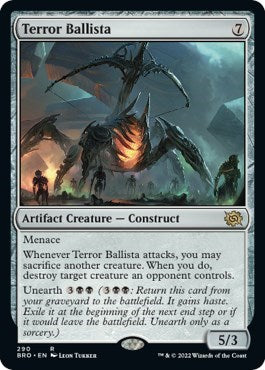 Terror Ballista (BRO) #290 Rare (Lightly Played) The Brothers' War Magic: 2022