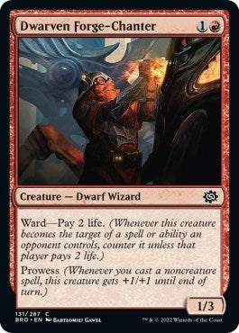 Dwarven Forge Chanter (BRO) #131 Common The Brothers' War Magic: The Gathering: 2022