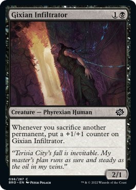 Gixian Infiltrator (BRO) #98 Common (Lightly Played) The Brothers' War Magic: 2022