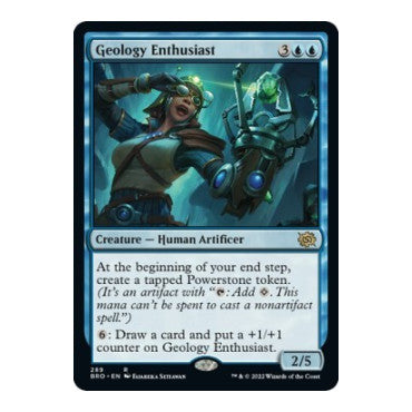 Geology Enthusiast (BRO) #289 Rare (Lightly Played) The Brothers' War Magic: The Gathering: 2022