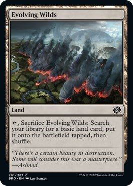 Evolving Wilds (BRO) #261 Common (Lightly Played) The Brothers' War Magic: The Gathering: 2022