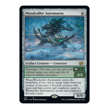 Woodcaller Automaton (BRO) #292 Rare (Lightly Played) The Brothers' War Magic: The Gathering: 2022