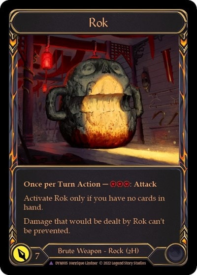 Rok Marvel (DYN) #DYN005 Marvel (Cold Foil Damaged) Dynasty Flesh and Blood TCG: 2022