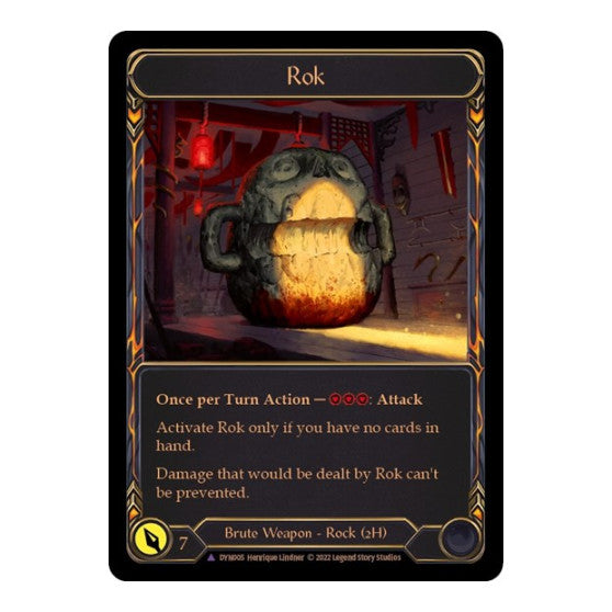 Rok (Marvel) (DYN) #DYN005 Marvel (Cold Foil Damaged) Dynasty Flesh and Blood TCG: 2022