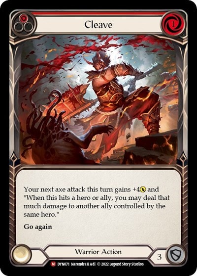Cleave (DYN) #DYN071 Majestic (Lightly Played) Dynasty Flesh and Blood TCG: 2022