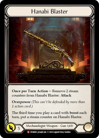Hanabi Blaster (DYN) #DYN088 Majestic Dynasty Flesh and Blood TCG: 2022